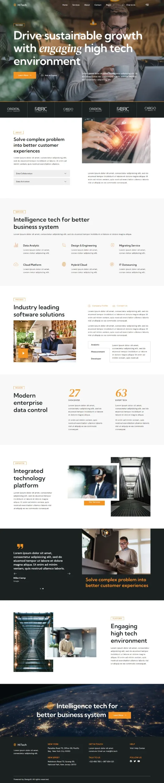 WordPress企業範本插图1