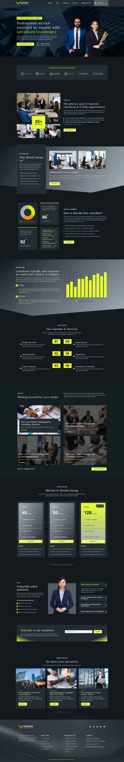 WordPress企業範本插图41