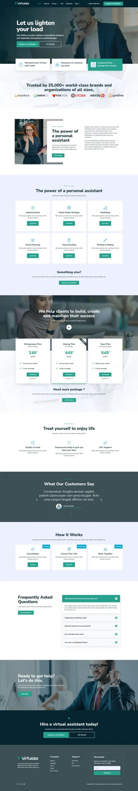 WordPress企業範本插图13
